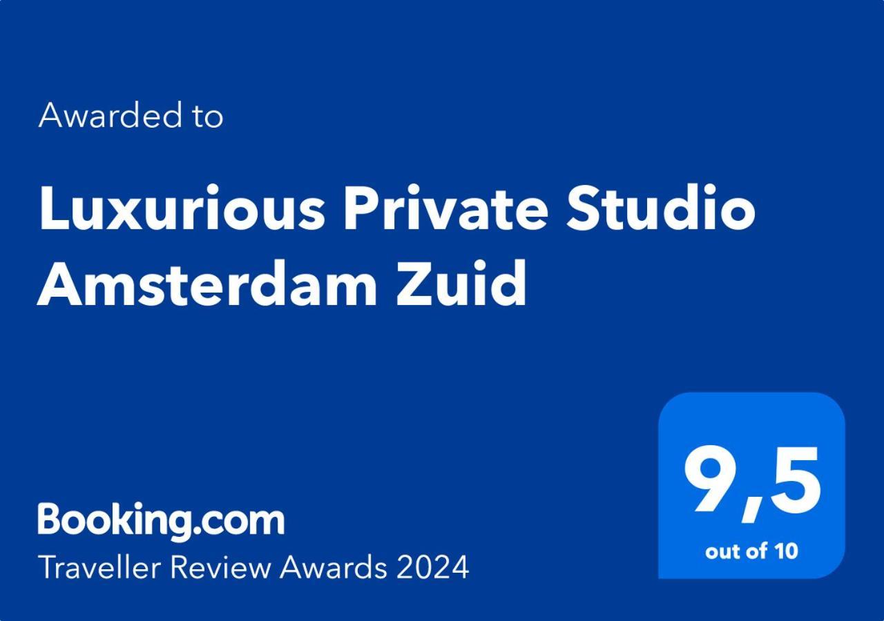 Luxurious Private Studio Amsterdam Zuid Kültér fotó